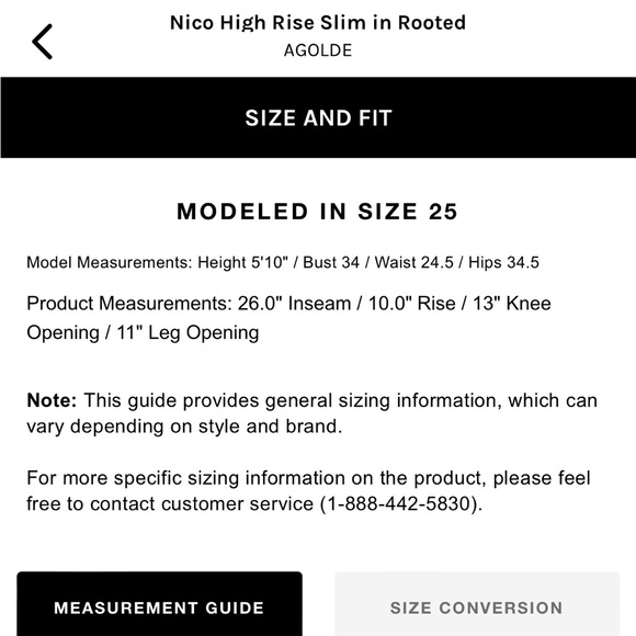 Agolde Nico high rise in rooted size 27 - Picture 7 of 7